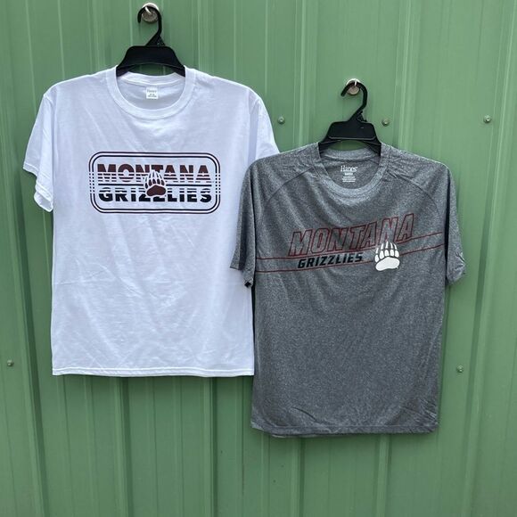 Men’s Montana Griz Football Sporty Active Short Sleeve T-Shirts 2-Pack Size M - Picture 1 of 8